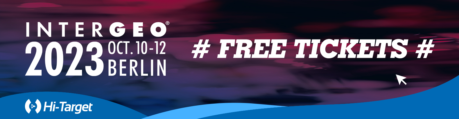 2023INTERGEO Hi target 1580X410 INGRESSO GRÁTIS