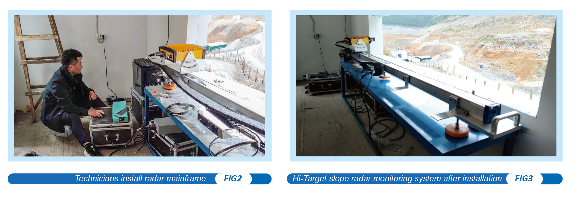 hitarget-slope radar monitoring system