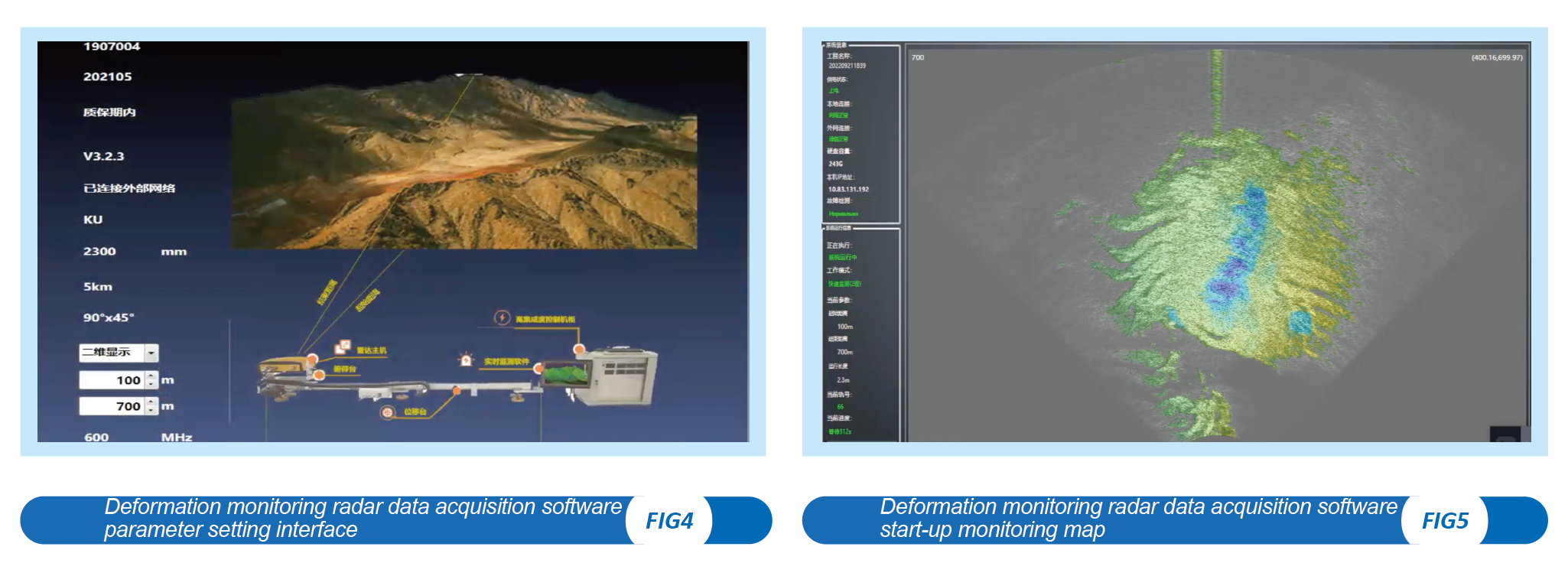 hitarget-slope radar monitoring system