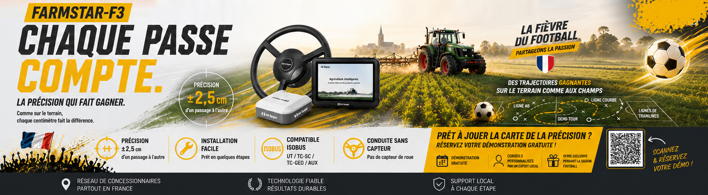 FARMSTAR-F3 Système d’autoguidage agricole